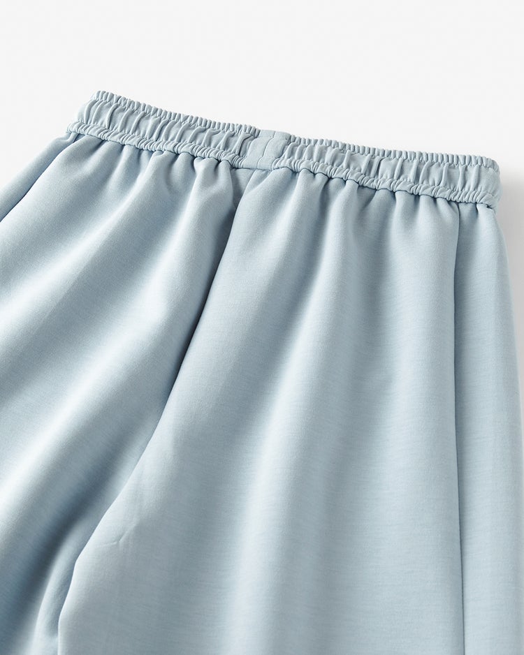 ライトダンボールニット・イージーワイドパンツ 詳細画像 ライトブルー 7