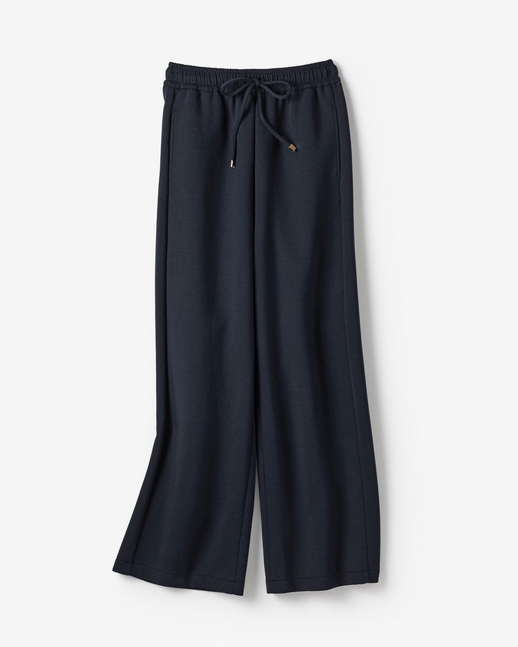 ライトダンボールニット・イージーワイドパンツ 詳細画像 ミッドナイトブルー 3