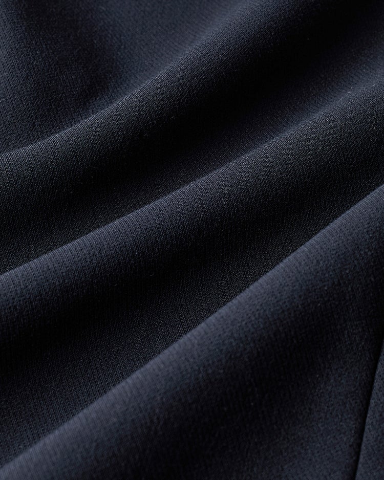 スポンジWクロス・ノーカラージャケット 詳細画像 ミッドナイトブルー 2