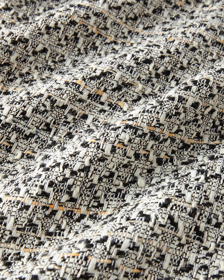 フリンジツイード・ノーカラージレ 詳細画像 ブラックパターン 5