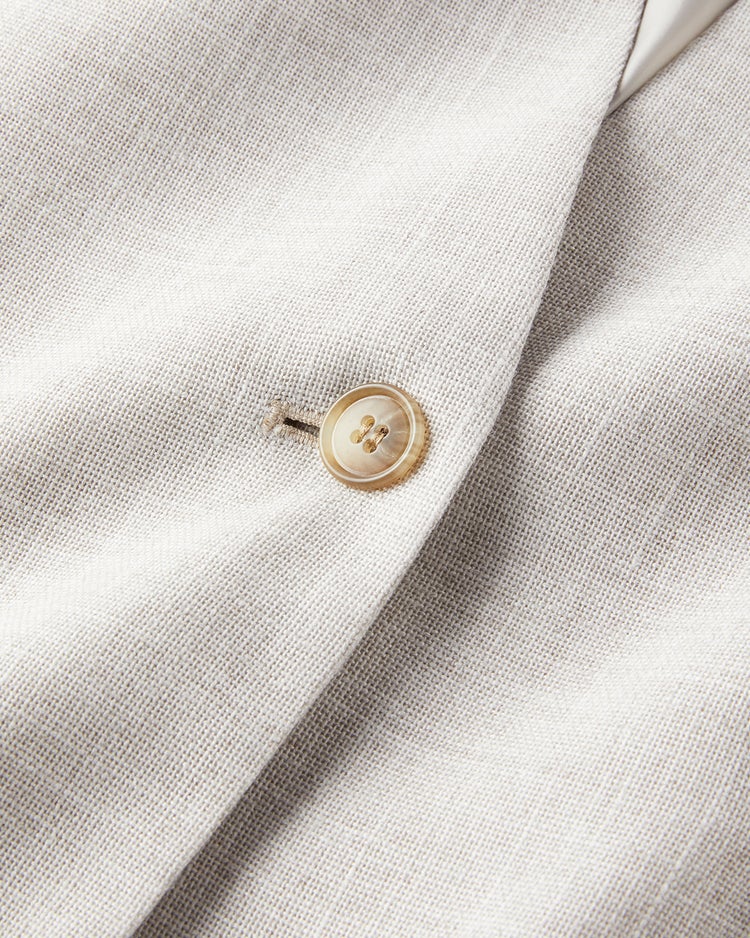 バルキーリネンタッチ・Vノーカラージャケット 詳細画像 ライトグレー 9