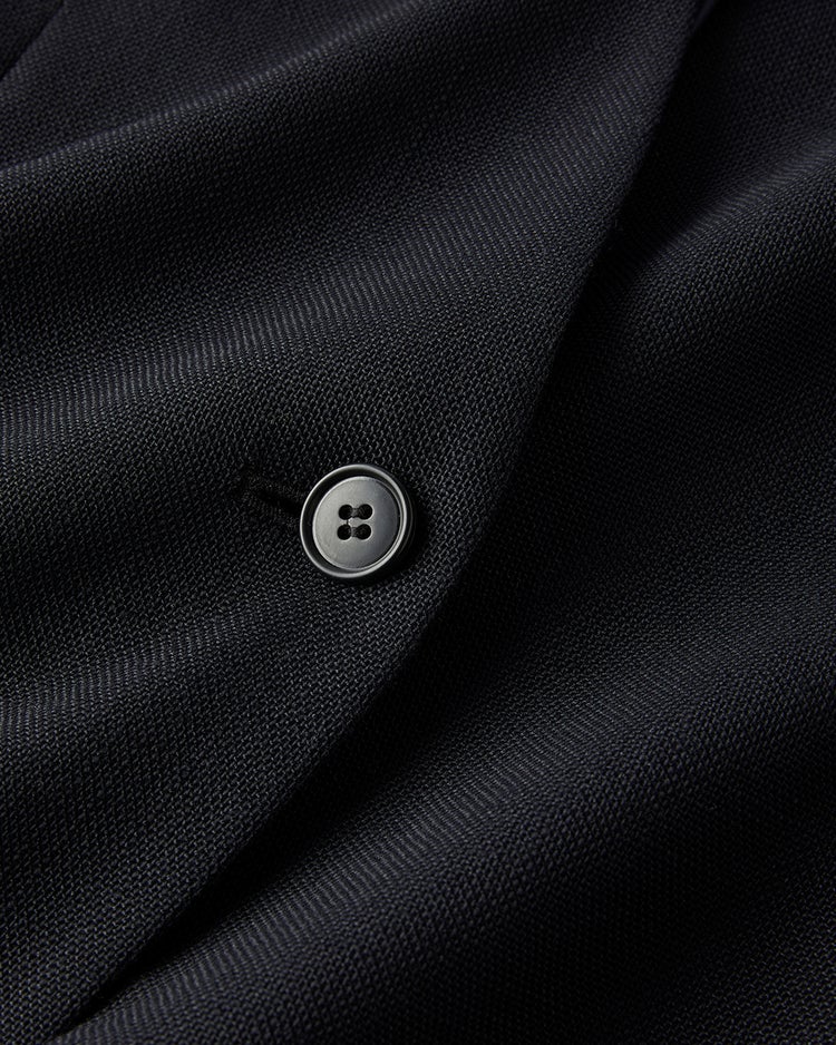 バルキーリネンタッチ・Vノーカラージャケット 詳細画像 ダークネイビー 4