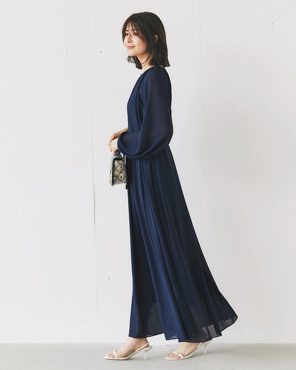 ワンピース（ネイビー）一覧/40代50代からのファッション通販 DoCLASSE