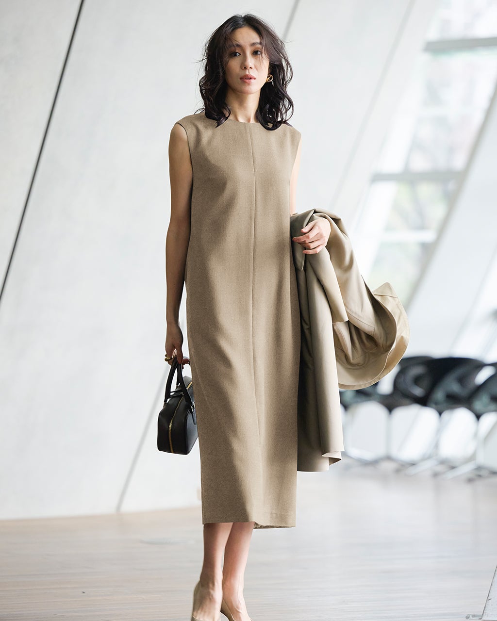 ワンピース（ベージュ）一覧/40代50代からのファッション通販 DoCLASSE