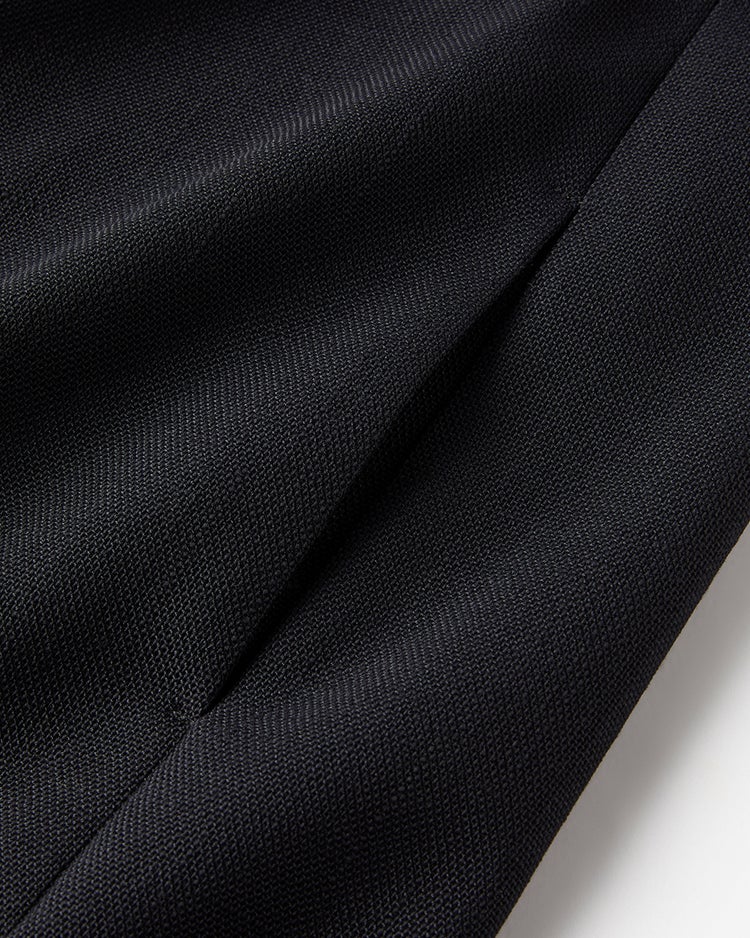 バルキーリネンタッチ・Iラインワンピース 詳細画像 ダークネイビー 3