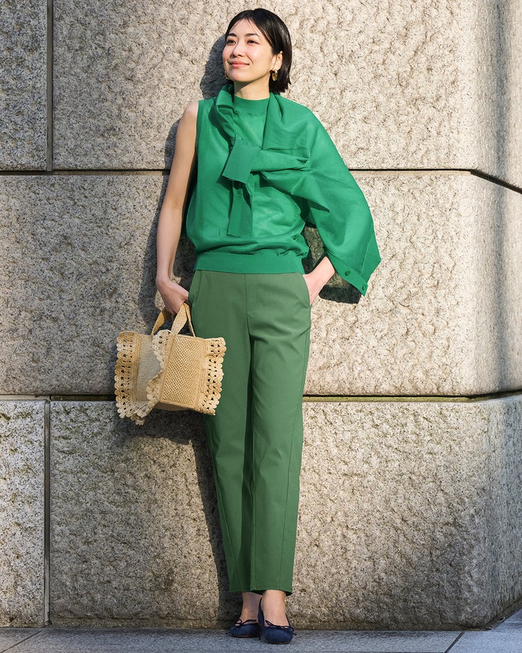 ドライタッチ・切替スリム／68cm 詳細画像 モスグリーン 1