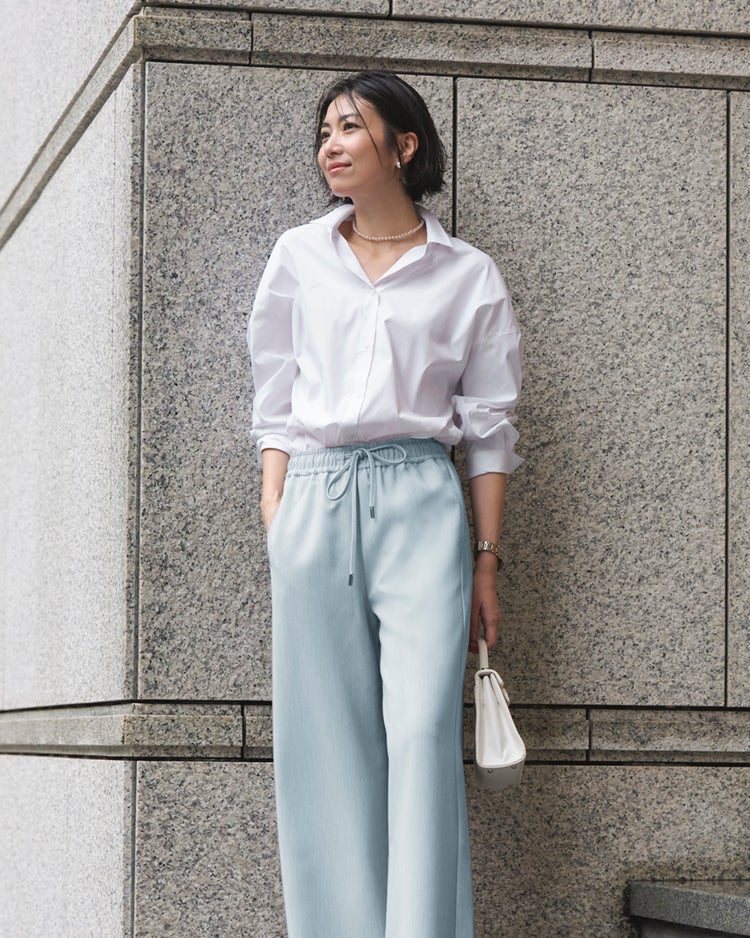 UVイージーケア・抜け感フォルムシャツ 詳細画像 ホワイト 2