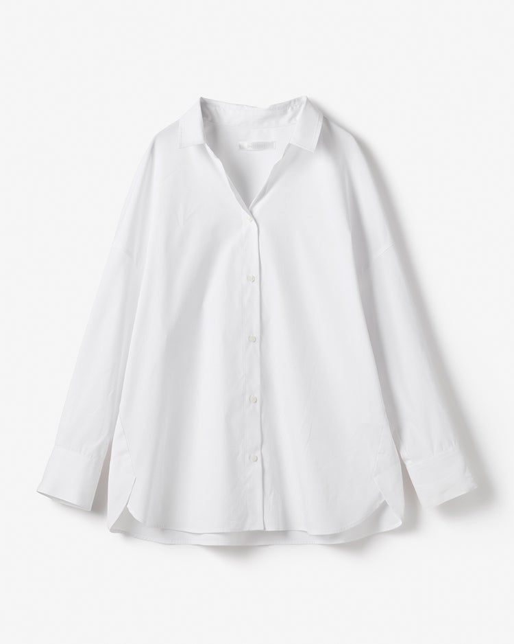 UVイージーケア・抜け感フォルムシャツ 詳細画像 ホワイト 4