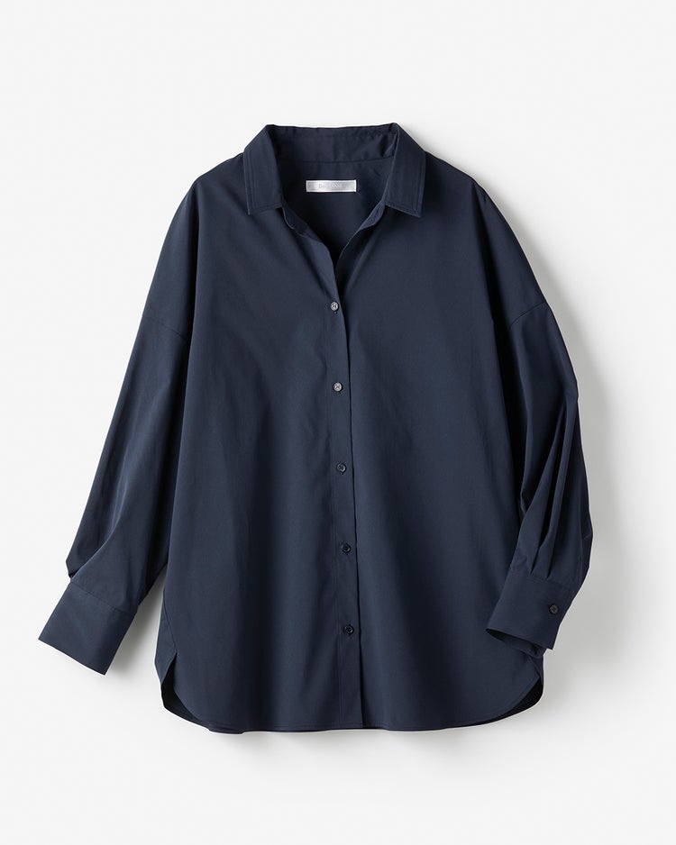 UVイージーケア・抜け感フォルムシャツ 詳細画像 ミッドナイトブルー 2