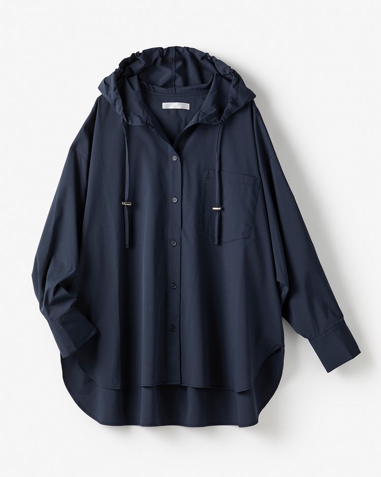 UVイージーケア・フードシャツ 詳細画像 ミッドナイトブルー 2