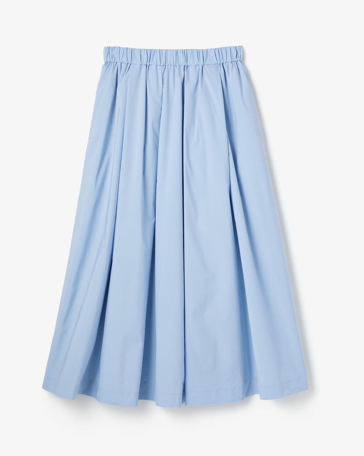マットタフタ・タックフレアスカート 詳細画像 ライトブルー 4
