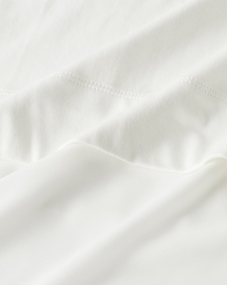 超長綿・異素材コンビプルオーバー 詳細画像 オフホワイト 5
