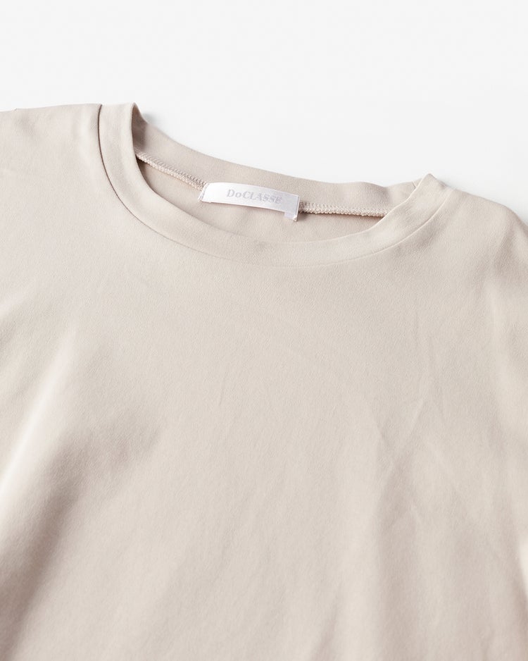 超長綿・異素材コンビプルオーバー 詳細画像 ライトグレー 3