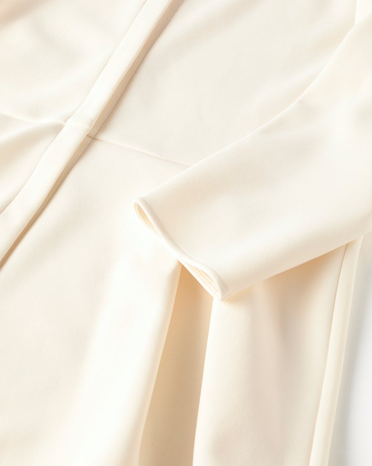 イージージョーゼット・ペプラムブラウス 詳細画像 オフホワイト 4