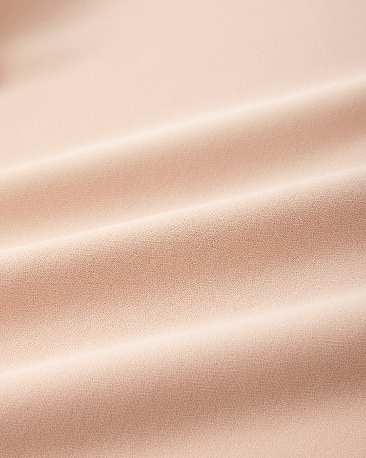 イージージョーゼット・ペプラムブラウス 詳細画像 ピンクベージュ 3