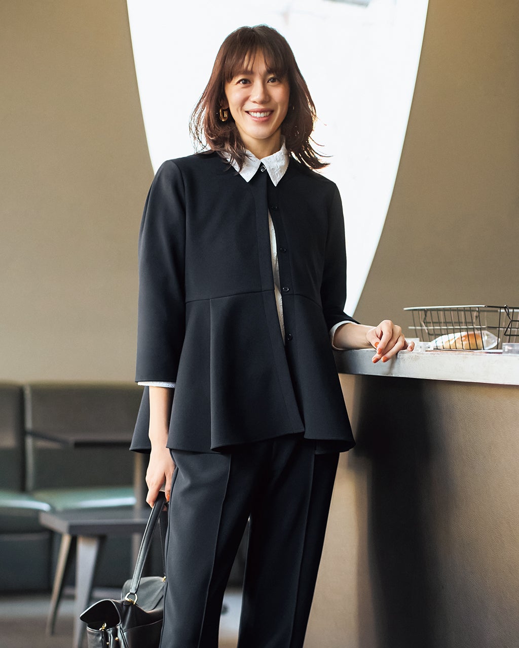 レディース シャツ・ブラウス（ネイビー）一覧/40代50代からの