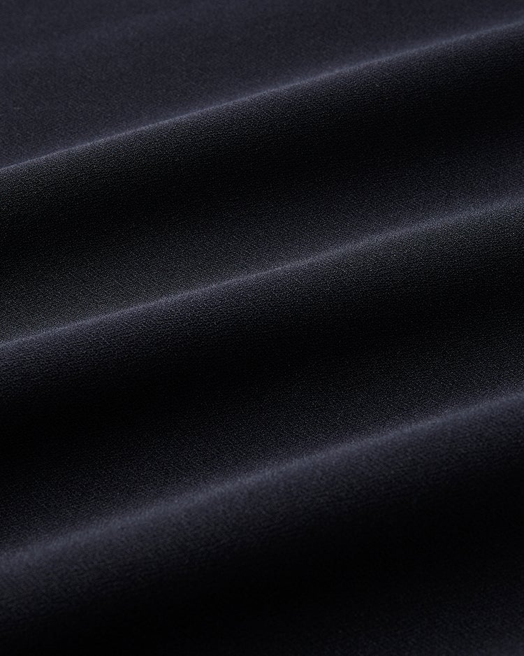 イージージョーゼット・袖フリルブラウス 詳細画像 ミッドナイトブルー 4