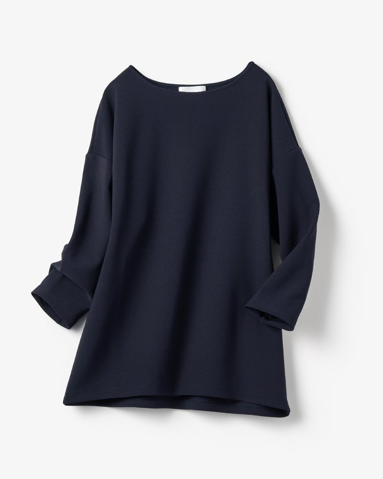 イージージョーゼット・コクーンプルオーバー 詳細画像 ミッドナイトブルー 2