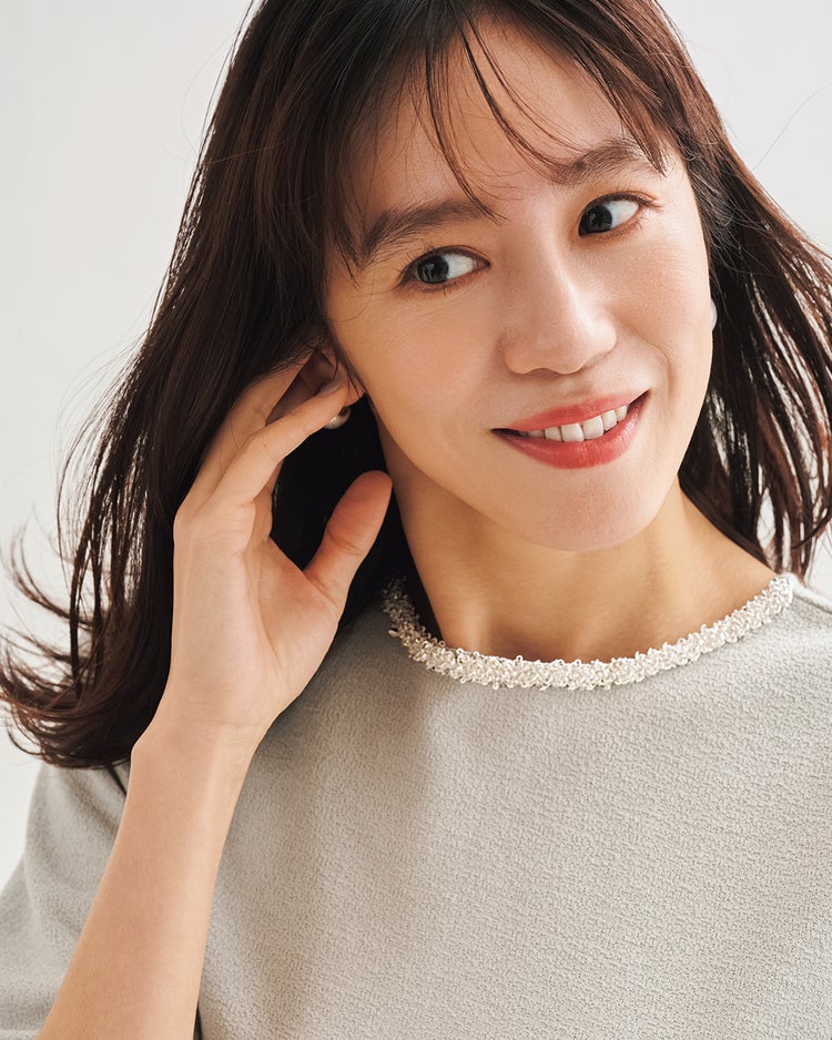 ストレッチスラブ・ビジューワンピース 詳細画像 ライトグレー 2