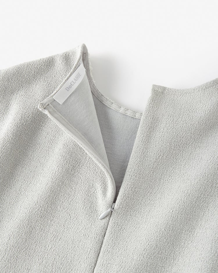 ストレッチスラブ・ビジューワンピース 詳細画像 ライトグレー 6