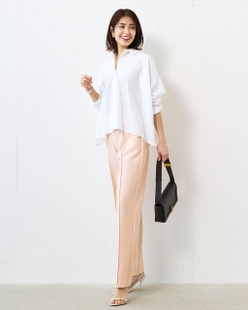 イージージョーゼット・テーパードパンツ