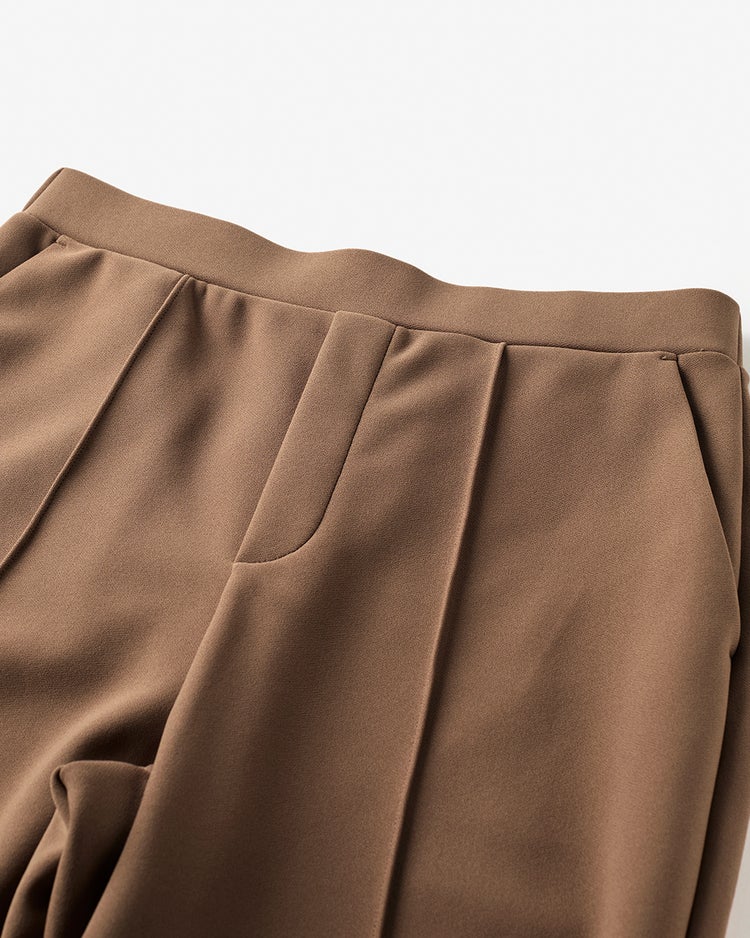 イージージョーゼット・テーパードパンツ 詳細画像 キャメル 3