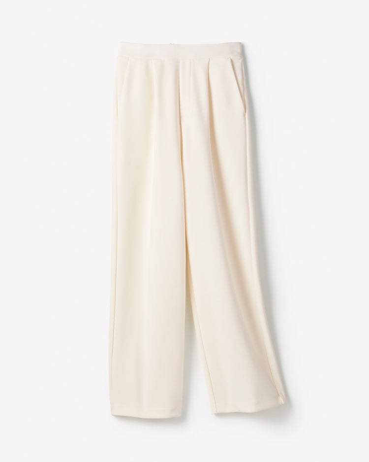 イージージョーゼット・セミワイドパンツ 詳細画像 オフホワイト 2