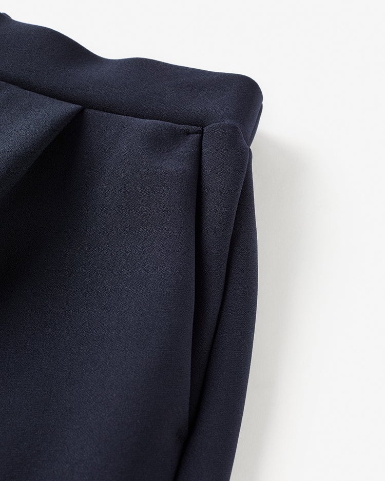 イージージョーゼット・セミワイドパンツ 詳細画像 ミッドナイトブルー 5