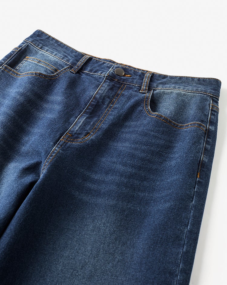 フォルムデニム・ストレート／68cm 詳細画像 インディゴ 3