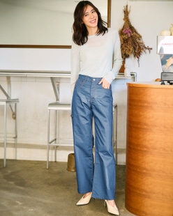 フォルムデニム・セミワイド/68cm