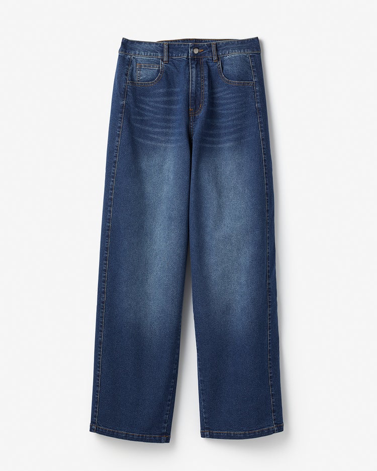 フォルムデニム・バレルパンツ 詳細画像 インディゴ 2