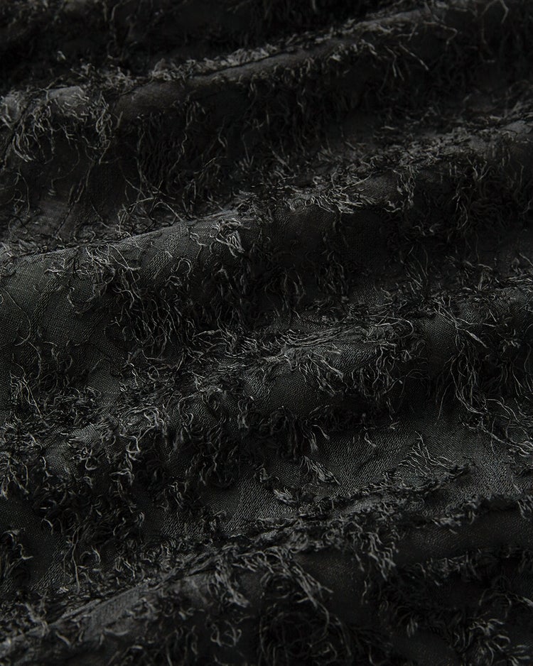 カットジャカード・クルーブラウス 詳細画像 ブラック 7