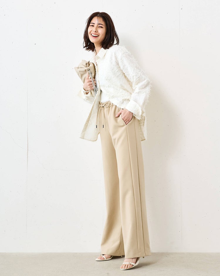 カットジャカード・ドレスシャツ 詳細画像 オフホワイト 3