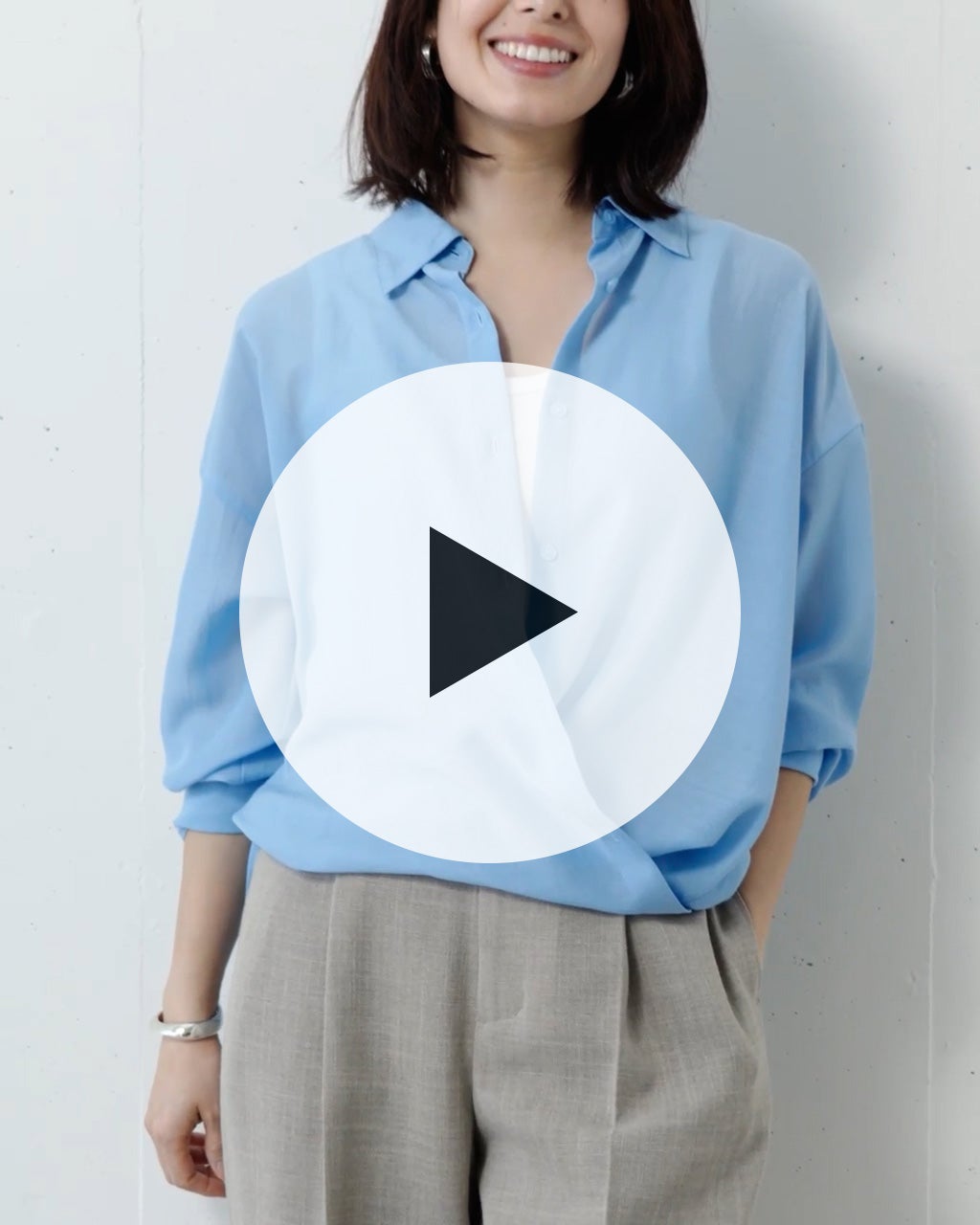 シアーライト・2WAYオーバーシャツ 動画サムネイル