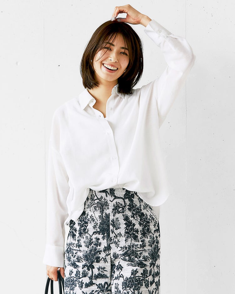 シアーライト・2WAYオーバーシャツ 詳細画像 アイボリー 1