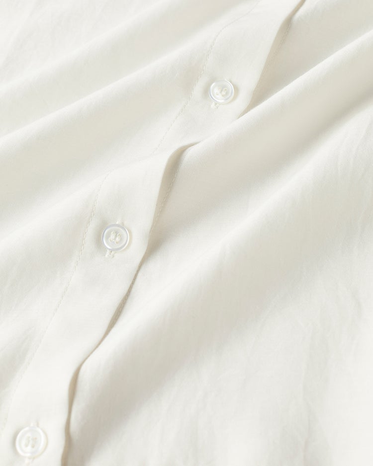 シアーライト・2WAYオーバーシャツ 詳細画像 アイボリー 5