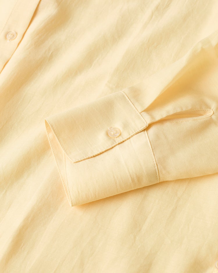 シアーライト・2WAYオーバーシャツ 詳細画像 ペールイエロー 6