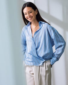 シアーライト・2WAYオーバーシャツ