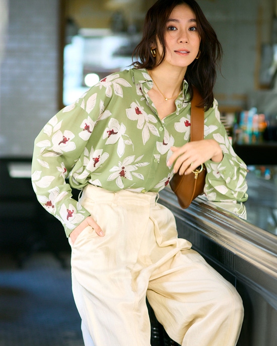 シアーライト・2WAYオーバーシャツ