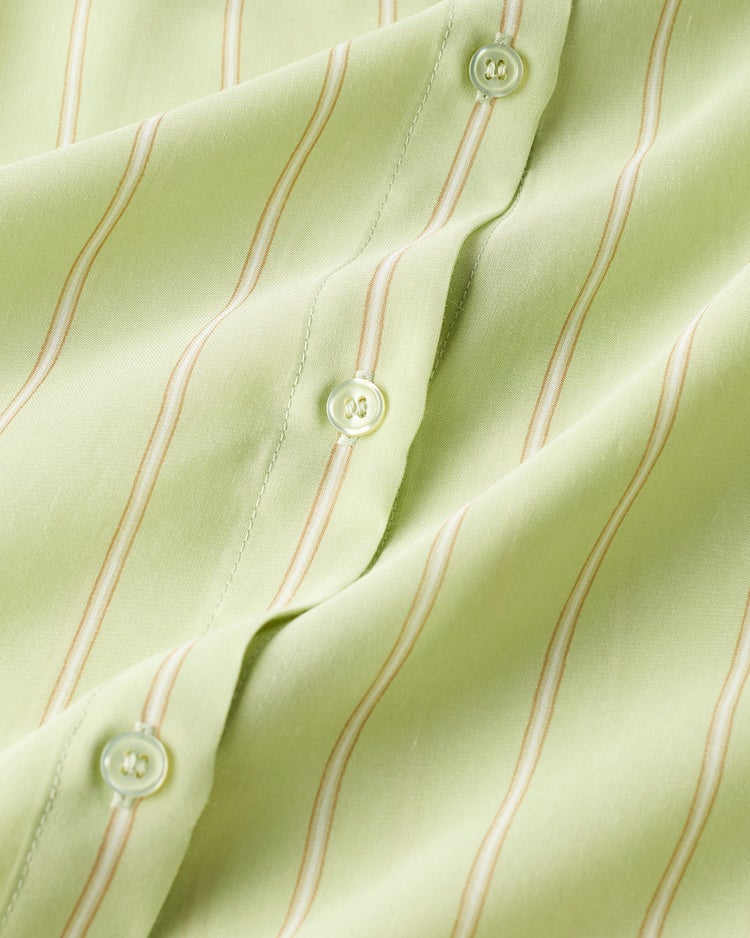 シアーライト・2WAYオーバーシャツ 詳細画像 グリーンストライプ 4