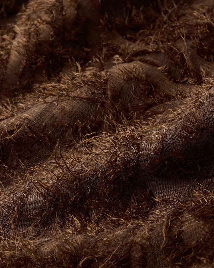 カットジャカード・タックフレアスカート 詳細画像 ブラウン 6