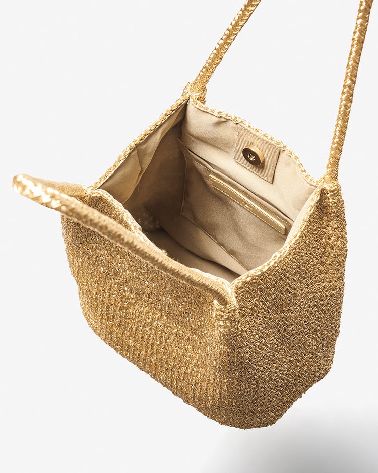 シャイニーバスケット・トートバッグM 詳細画像 ゴールド 3
