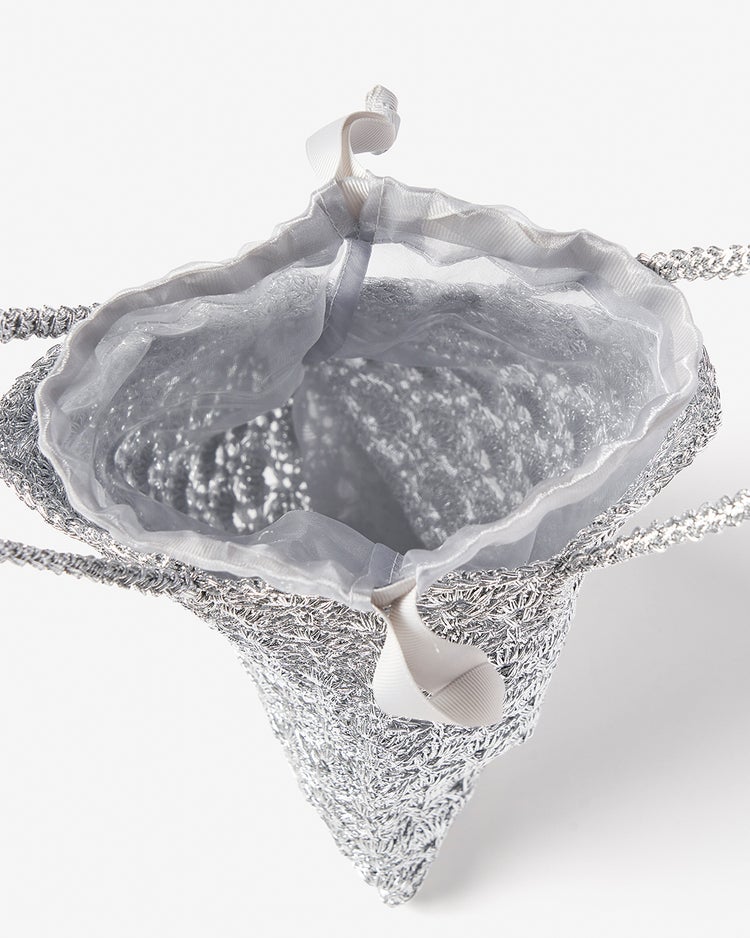 シャイニーバスケット・トートバッグS 詳細画像 シルバー 2