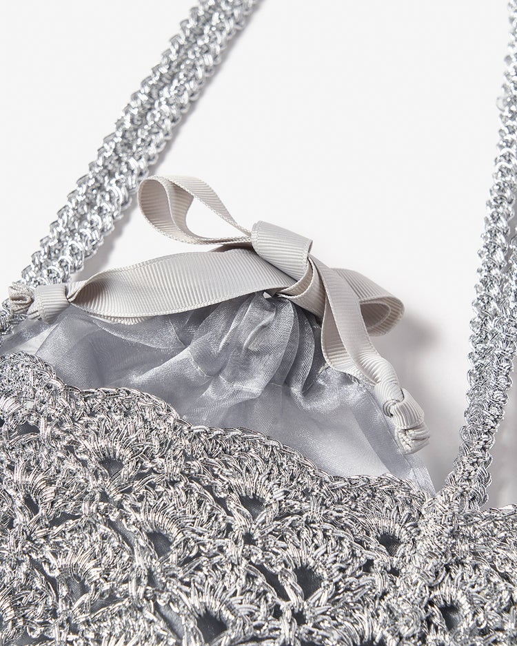 シャイニーバスケット・トートバッグS 詳細画像 シルバー 3