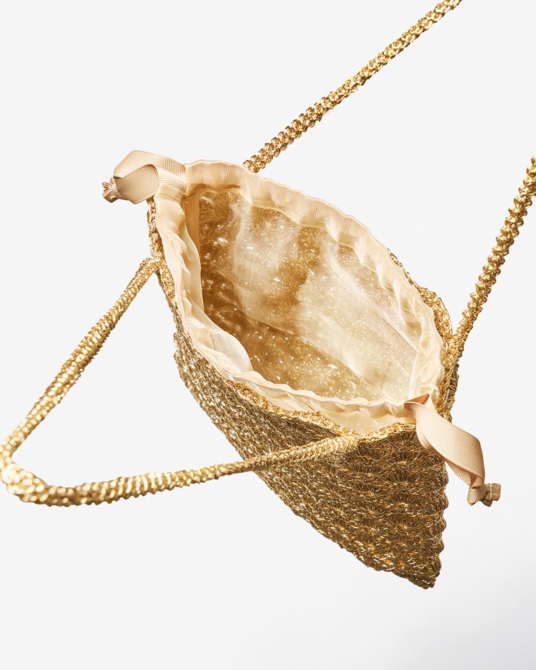 シャイニーバスケット・トートバッグS 詳細画像 ゴールド 4