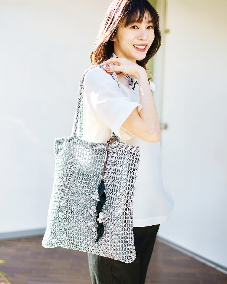 シャイニーバスケット・トートバッグL 詳細画像 シルバー 1