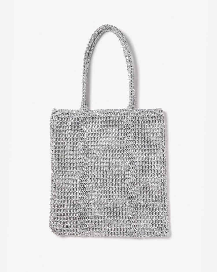 シャイニーバスケット・トートバッグL 詳細画像 シルバー 2