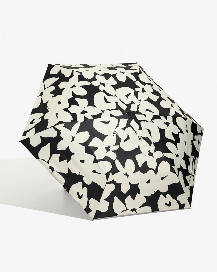 パーフェクトシェード100・折り畳み傘＋ 詳細画像 ブラック&times;ベージュ 2