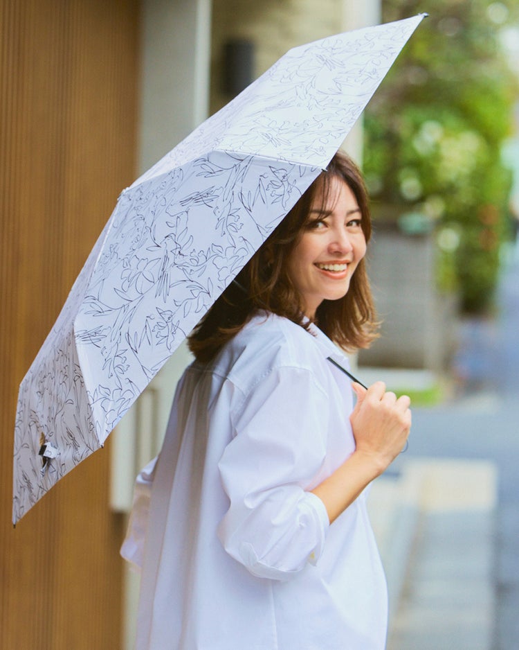 パーフェクトシェード100・折り畳み傘＋ 詳細画像 ホワイトマルチ 1