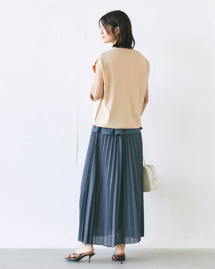 メタルボタン・ニットベスト 詳細画像 ベージュ 4